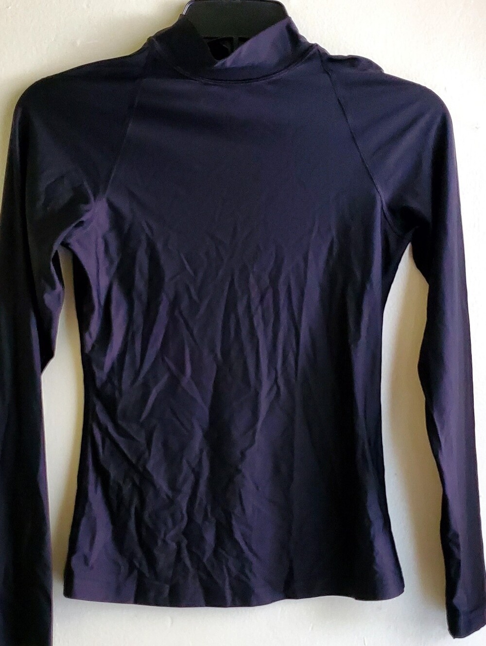 lululemon athletica Long Sleeve Mock Neck Top - Deep Black
